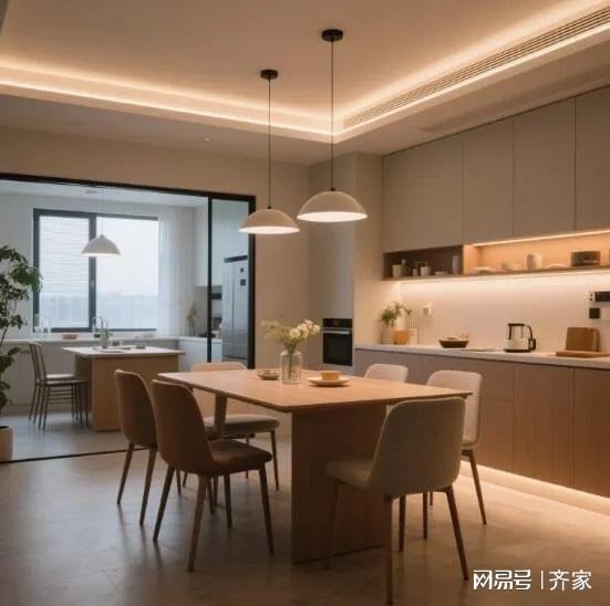 现代简约餐厅温馨到犯规！开元棋牌试玩哇塞 这家的(图3)